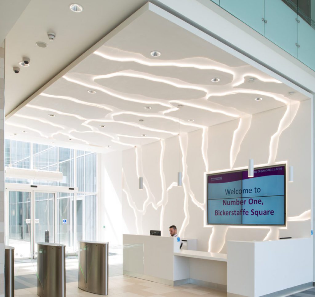 Reception of an office block