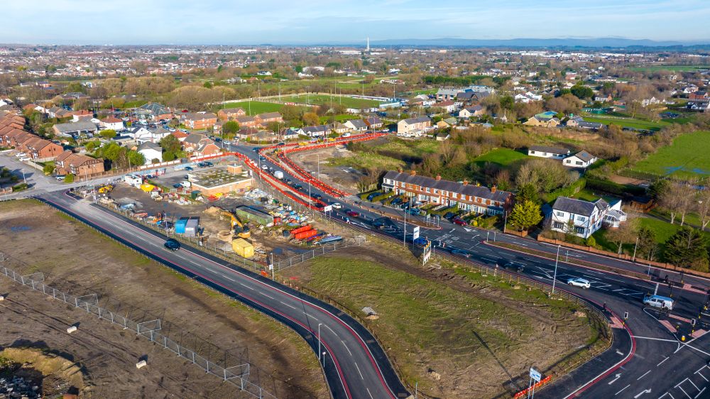 Common Edge Road junction improvements nearing completion