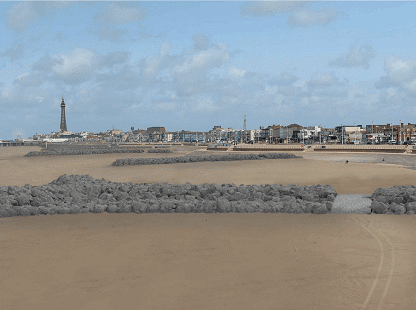 A planning application for a multi million pound sea defence project in Blackpool has been submitted.